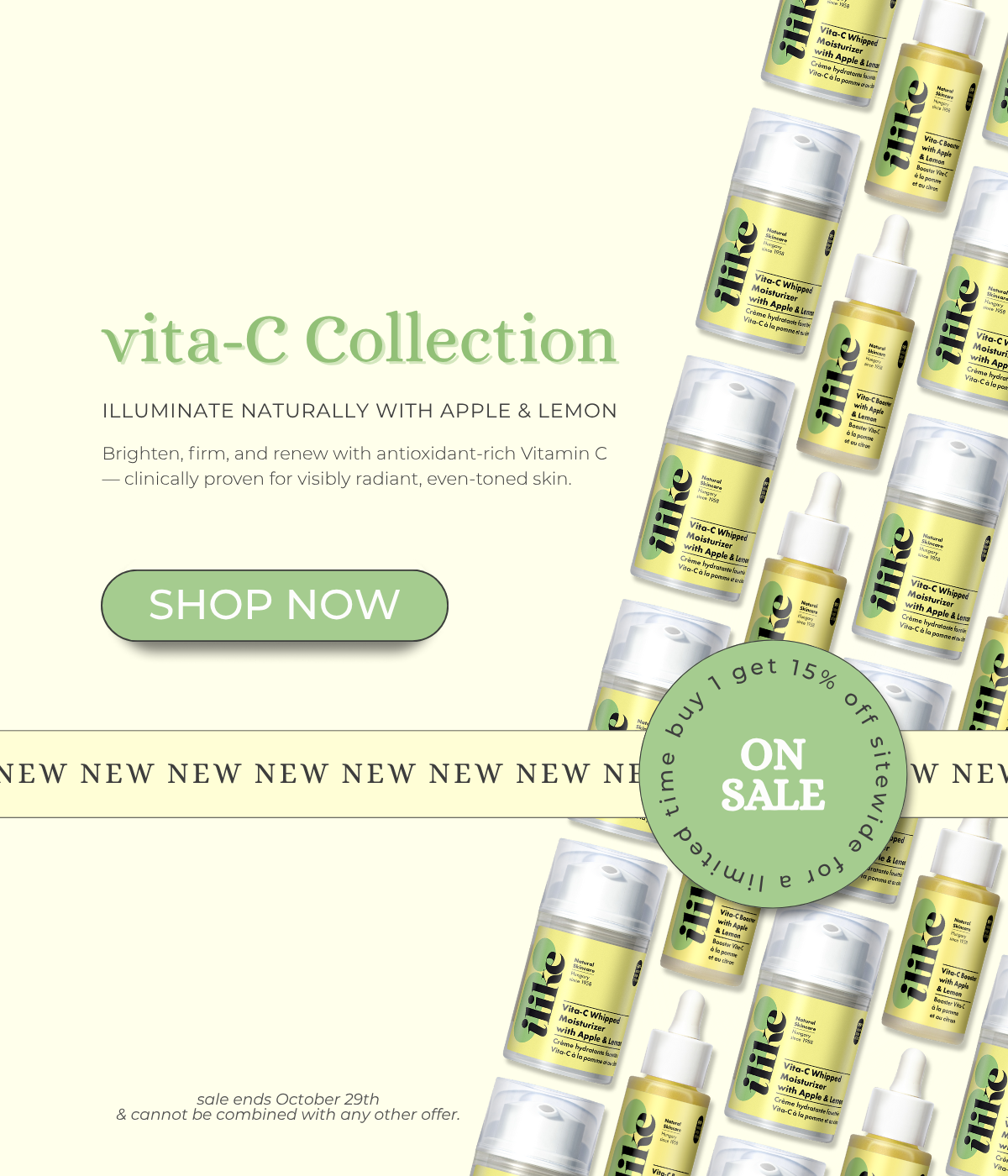 Vita-C Collection ilike Natural Skin Care Skinsimply VENDOR Sale October 2025 MOBILE