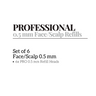 skinVacious Professional 0.5 mm Microneedle Refills Set of 6