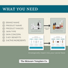 Abyss Skincare Infographic How to use the templates in Canva The Skincare Template Co.