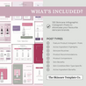Amethyst What's Inside? Canva Template The Skincare Template Co.