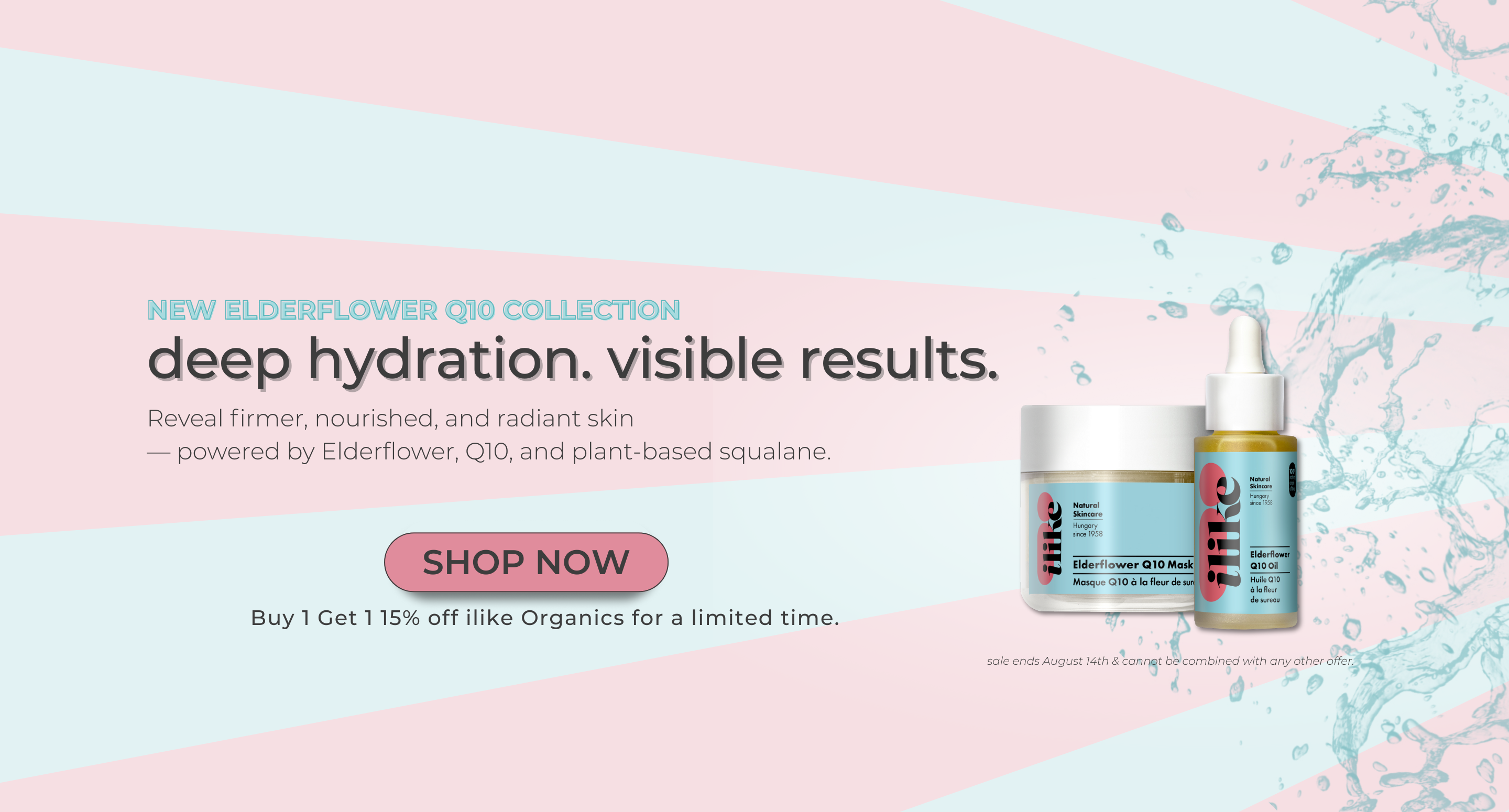 Elderflower Q10 Collection ilike Organics | Skinsimply August 2025 Sale MOBILE