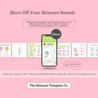 Hard Candy Square Size Show Off Your Skincare Brands Infographics | The Skincare Template Co. | Skincare Instagram Social Media Canva Templates for Estheticians, Spas, Clinics & Medical Esthetics