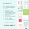 Hard Candy Website Version Square Size How it works | The Skincare Template Co. | Skincare Instagram Social Media Canva Templates for Estheticians, Spas, Clinics & Medical Esthetics