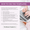 Orchid Skincare Infographic How to use the templates in Canva The Skincare Template Co.