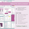Orchid What's Inside? Canva Template The Skincare Template Co.