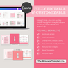 Pink & Co. Skincare Infographic Fully Editable & Customizable in Canva The Skincare Template Co.