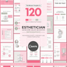 Pink & Co. Portrait Size Skincare Sales Booster Infographics Cover Image | The Skincare Template Co. | Skincare Instagram Social Media Canva Templates for Estheticians, Spas, Clinics & Medical Esthetics