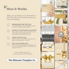 Precious Portrait Size Website Version How it works | The Skincare Template Co. | Christmas Holiday Skincare Canva Templates Instagram Posts with matching Story for Estheticians, Spas, Clinics & Medical Esthetics