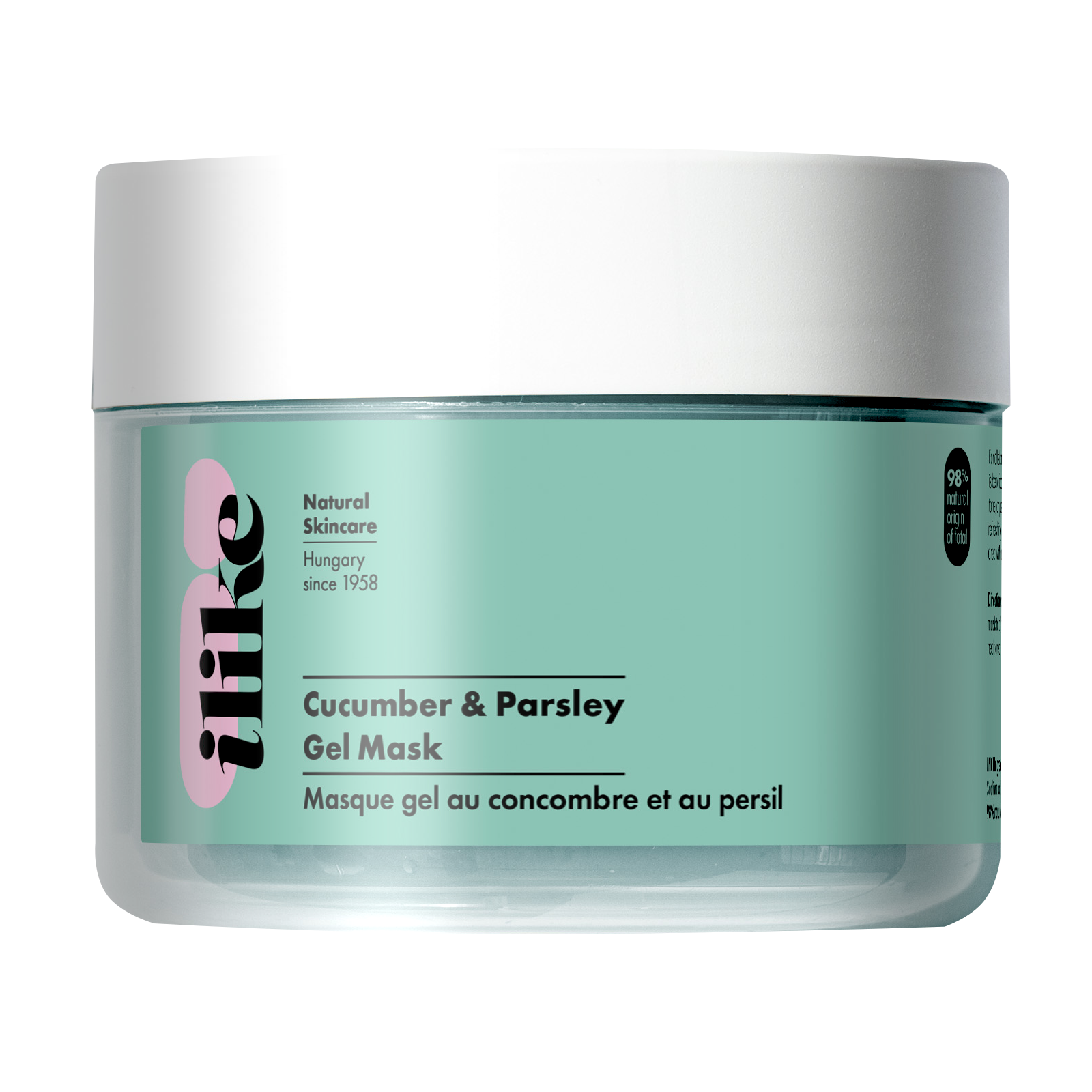 Cucumber & Parsley Gel Mask PRO ilike Organics Canada