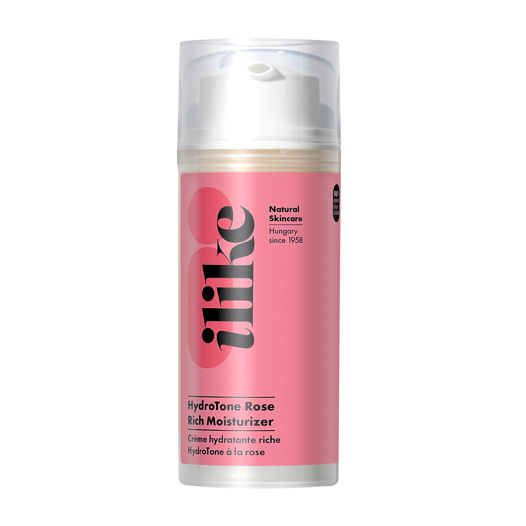 HydroTone Rose Rich Moisturizer for face, neck and décolleté PRO ilike Organics Canada