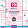 Retro Vivid Portrait Size Skincare Sales Booster Infographics Cover Image | The Skincare Template Co. | Skincare Instagram Social Media Canva Templates for Estheticians, Spas, Clinics & Medical Esthetics