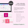 Retro Vivid Square Size Fully Editable & Customizable | The Skincare Template Co. | Skincare Instagram Social Media Canva Templates for Estheticians, Spas, Clinics & Medical Esthetics