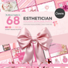 Sorbet Portrait Size Holiday Skincare Instagram Templates Cover Image | The Skincare Template Co. | Christmas Holiday Skincare Canva Templates Instagram Posts with matching Stories for Estheticians, Spas, Clinics & Medical Esthetics