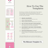 Sorbet Portrait Size How to use the templates | The Skincare Template Co. | Skincare Instagram Social Media Canva Templates for Estheticians, Spas, Clinics & Medical Esthetics