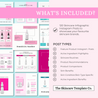 Sorbet What's Inside? Canva Template The Skincare Template Co. 