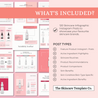 Wild Blossom What's Inside? Canva Template The Skincare Template Co.
