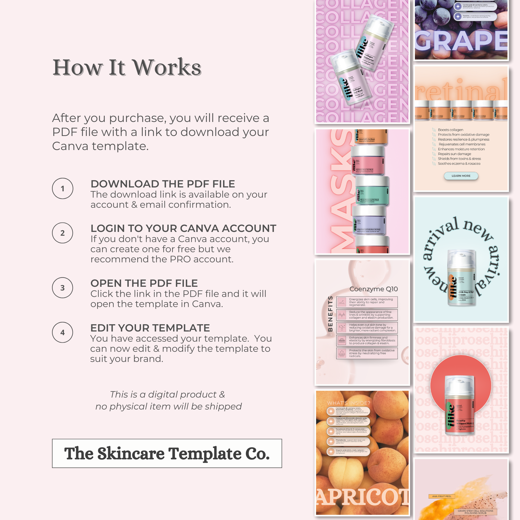 ilike Natural Skin Care Website Version How it works The Skincare Template Co