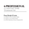 skinVacious 6 Professional 0.5 mm Face or Scalp Microneedling Treatment Set of 6
