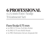 skinVacious 6 Professional 0.75 mm Face or Scalp Microneedling Treatment Set of 6