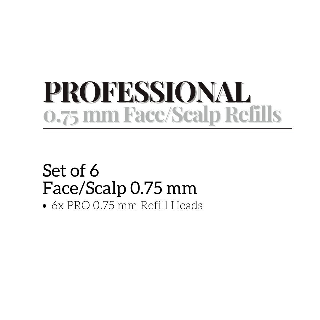 skinVacious Professional 0.75  mm Microneedling Refills Set of 6